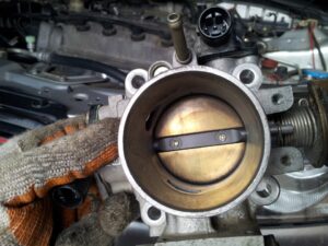 Хонда цивик чистка дроссельной заслонки