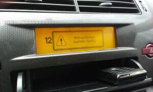 Сообщение Antipollution Fault на citroen c3 picasso