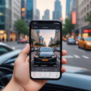 Приложение для аренды автомобилей доступно в магазине приложений